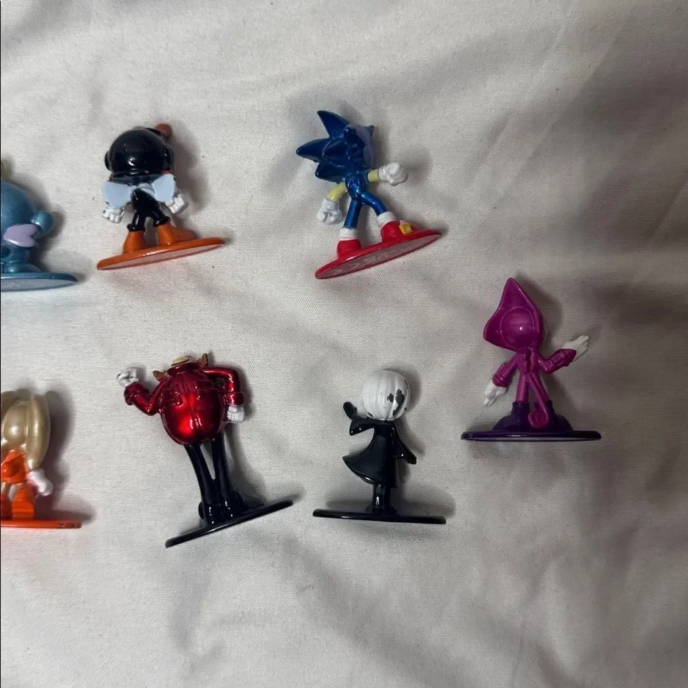 Sonic The Hedgehog Nano Metalfigs 2 Die-cast Character Figurine Set. 11 figures.